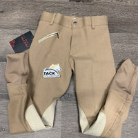 JUNIORS Hvy Cotton Breeches, Pull On, Tag *new
