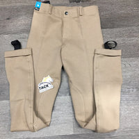 JUNIORS Hvy Cotton Jodphurs, 2 elastics, tag *new

