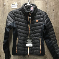 JUNIORS Puffy Jacket, Zipper, tag *new
