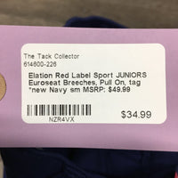 JUNIORS Euroseat Breeches, Pull On, tag *new
