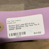 BOYS Hvy Cotton Breeches, tag *new