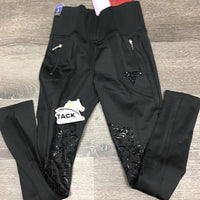JUNIORS Winter Fleece Lined Riding Tight Breeches, tag *new
