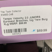 JUNIORS Euroseat Breeches, tag *new
