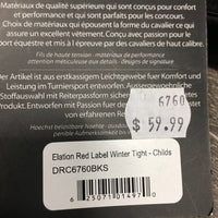 JUNIORS Winter Fleece Riding Tight Breeches, tag *new
