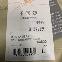 JUNIORS Performance Riding Tight Breeches, Drawstring, tag *new
