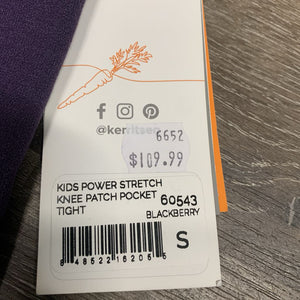 JUNIORS Power Stretch Winter - Fleece Riding Tight Breeches *new