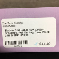 Hvy Cotton Breeches, Pull On, tag *new
