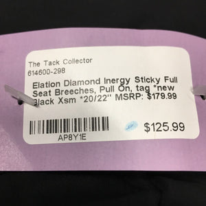 Sticky Full Seat Breeches, Pull On, tag *new