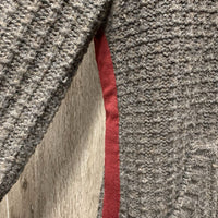 Cotton Knit Sweater, Zipper *gc, mnr hairy, rubs, pilly
