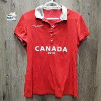 SS Polo Shirt, 1/4 Zip up *vgc, mnr frayed collar - pulled out tags, threads
