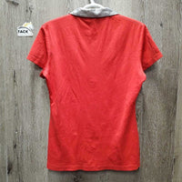 SS Polo Shirt, 1/4 Zip up *vgc, mnr frayed collar - pulled out tags, threads
