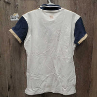 SS Polo Shirt, 1/4 Button Up *xc
