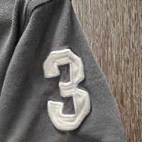 SS Polo Shirt, 1/4 Button Up *vgc, older, shrunk, faded, curled corners