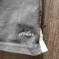 SS Polo Shirt, 1/4 Button Up *vgc, older, shrunk, faded, curled corners