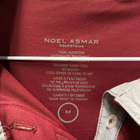 LS Show Shirt, 1/4 Button Up, Magnetic Collar *vgc, mnr snags, seam puckers & seam rubs