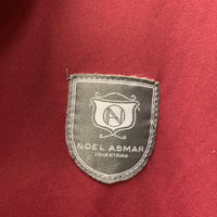 LS Show Shirt, 1/4 Button Up, Magnetic Collar *vgc, mnr snags, seam puckers & seam rubs
