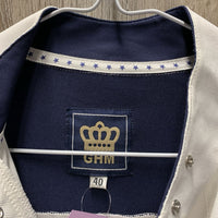 LS Show Shirt, 1/3 Snap up, Snap Collar *xc/like new
