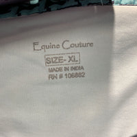 LS Show Sun Shirt, snap collar, mesh sleeves *fair, dingy, v.bubbled collar, seam puckers, stained
