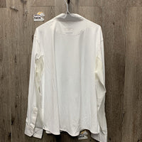 LS Show Sun Shirt, snap collar, mesh sleeves, tags *new
