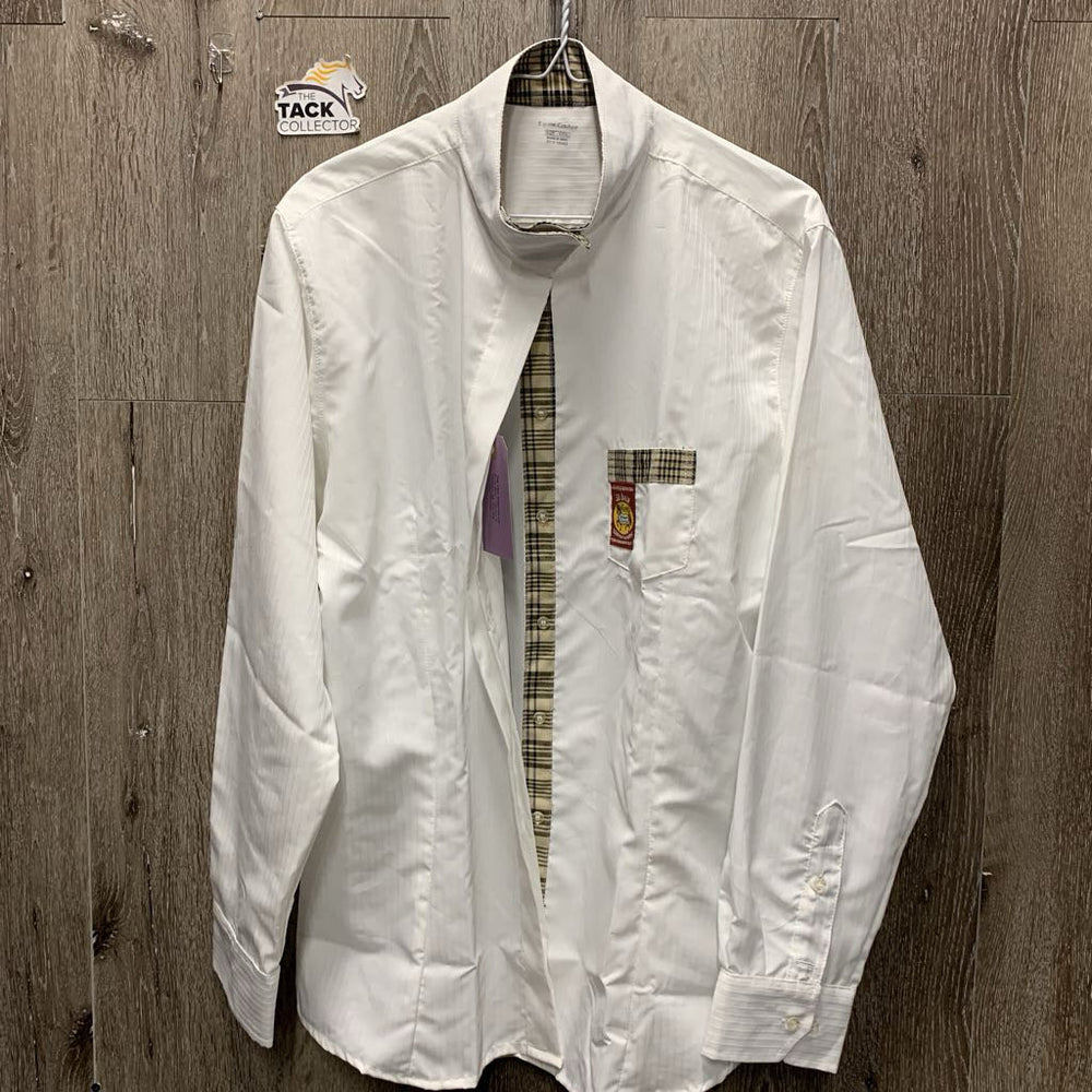 LS Show Shirt *xc//vgc, older, mnr loose threads, seam puckers