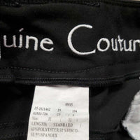 Hvy Euroseat Breeches *gc, seam puckers, mnr dirty?stains, faded & hairy, seat rubs & pills
