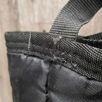 Padded Grooming Bag *gc, clean, pulled seams, peeling bottom, frayed dividers, threads