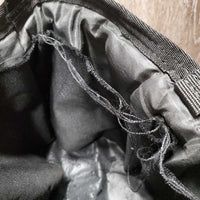 Padded Grooming Bag *gc, clean, pulled seams, peeling bottom, frayed dividers, threads
