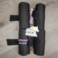 4 Stretchy Nylon Leg Wraps "Greenhawk" *gc, clean, pilly edges
