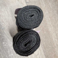 Pr Stretchy Nylon Leg Wraps *gc/fair, mismatched, dirty, faded, threads, pilly edges, ripped velcro
