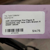 Flat Figure 8 Noseband, tag *new
