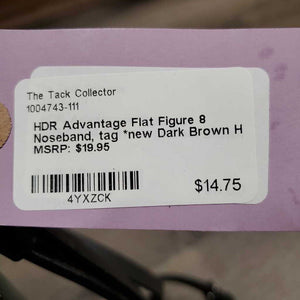 Flat Figure 8 Noseband, tag *new