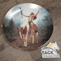 "Deliverance" from the Mystic Warriors Plate Collection By Chuck Ren Hamilton Decorative Plate #4731CA *vgc, mnr scuffs
