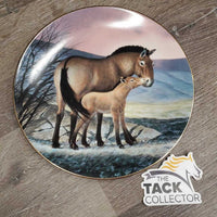 "Przewalski's Horse" Decorative Plate, Paperwork *vgc
