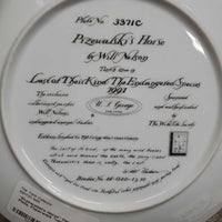 "Przewalski's Horse" Decorative Plate, Paperwork *vgc