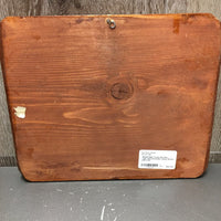 Wood Sign "It isnt the Size .... " *vgc, mnr scratches, dusty
