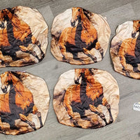 5 Lycra "Horse" Seat Covers *like new