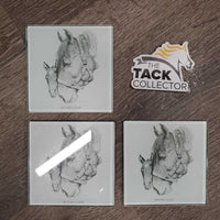 3 Glass "Mother's Love" Coasters *xc
