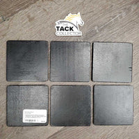 6 Horse Scenes Wood Coasters "Rhall 04" *gc, mnr edge stains, dirt & chips