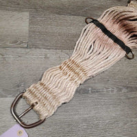 29 Mohair String Roper - Wide Cinch, 2x D's *gc, stains, hair, rusty, discolored, clean