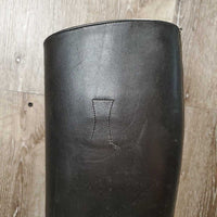 VINTAGE Dress Boots, Pull On, Top Leather Strap *xc, mnr dirt, scuffs & scrapes, older