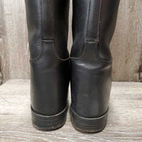VINTAGE Dress Boots, Pull On, Top Leather Strap *xc, mnr dirt, scuffs & scrapes, older