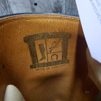 VINTAGE Dress Boots, Pull On, Top Leather Strap *xc, mnr dirt, scuffs & scrapes, older
