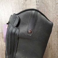 Tall Winter Riding Boots, zips *vgc, dirt, rubs, stains, sticky & stiff zipper