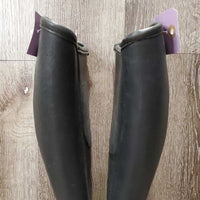 JUNIORS Tall Soft Rubber Riding Boots *xc/vgc, mnr dirt & scratches

