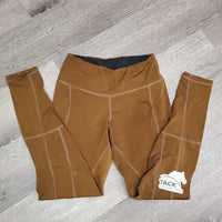 Fleece Lined Riding Tight Breeches *vgc, seam puckers, cracking logo