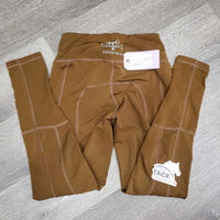 Fleece Lined Riding Tight Breeches *vgc, seam puckers, cracking logo