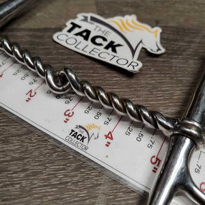 Single Tight Twisted Wire Full Cheek Snaffle *xc, clean, v.mnr dirt/residue