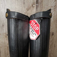 Pr Field Boots, zip, tag *xc/like new, mnr scuffs, scratches & dirt, Aftermarket Zips
