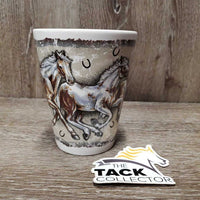"Running Horses" Coffee Mug, box *like new