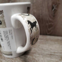"Running Horses" Coffee Mug, box *like new
